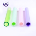 spring high quality colored borosilicate glass tube suppliers pipes 3.3